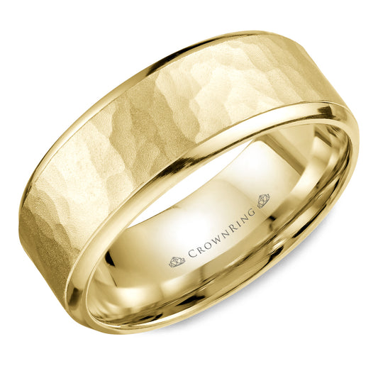 Crown Ring Wedding Band WB-9968