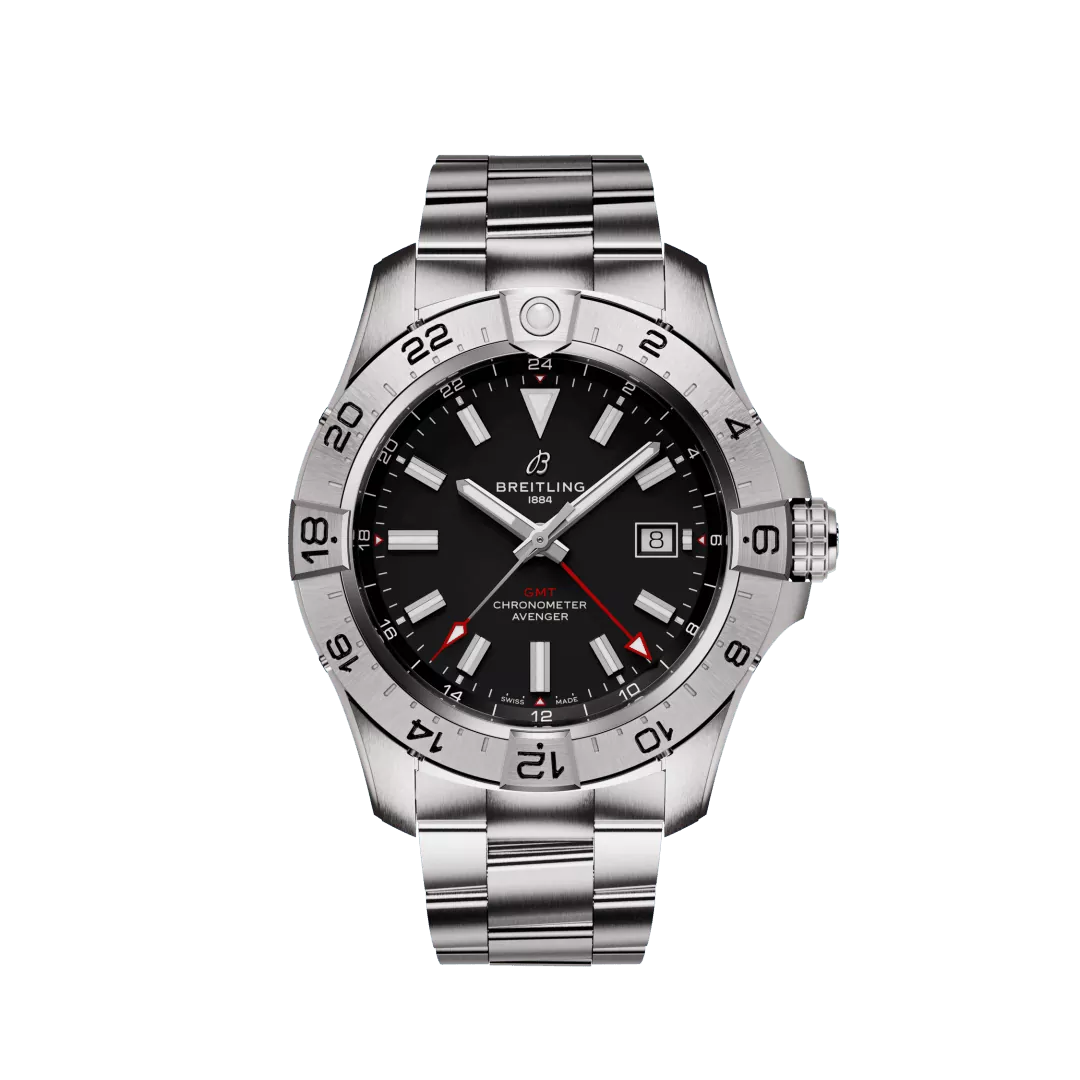 breitling avenger automatic gmt 44 watch a32320101b1a1