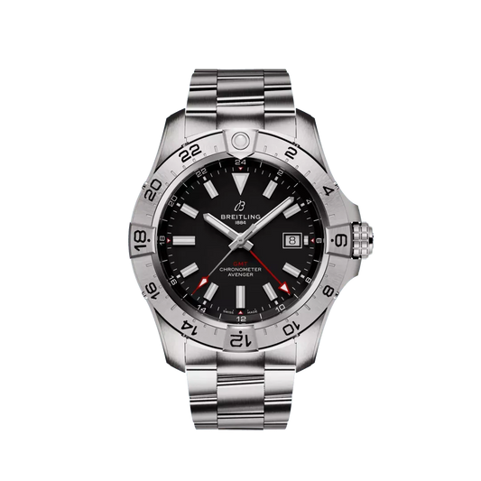 breitling avenger automatic gmt 44 watch a32320101b1a1