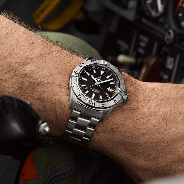 breitling avenger automatic gmt 44 watch a32320101b1a1
