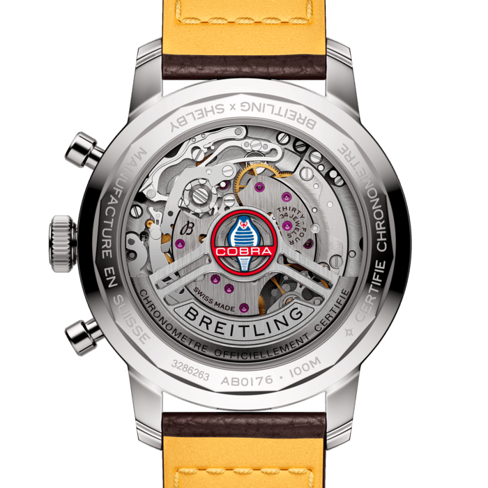 breitling top time b01 shelby cobra watch ab01763a1c1x1