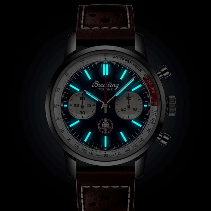 breitling top time b01 shelby cobra watch ab01763a1c1x1