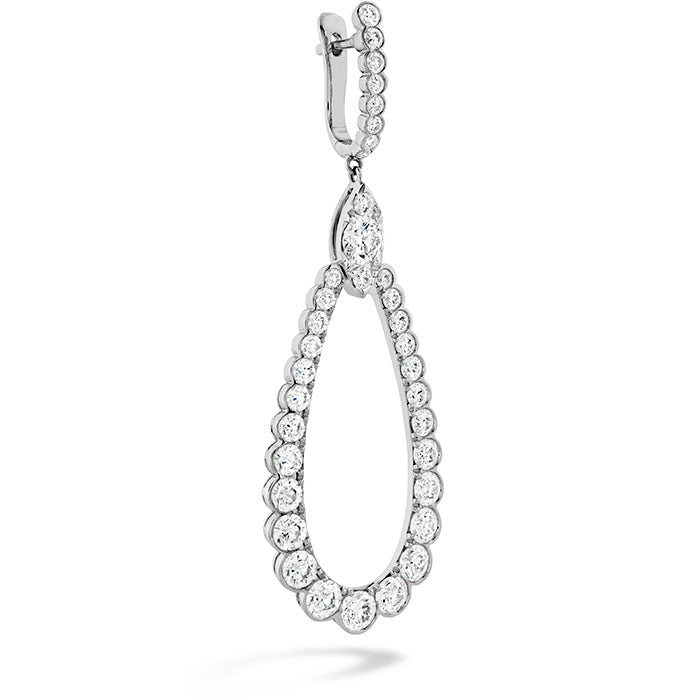 5 ctw aerial regal drop earrings in 18k white gold