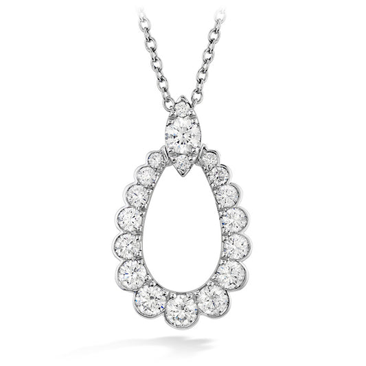 0 85 ctw aerial regal teardrop pendant in 18k white gold
