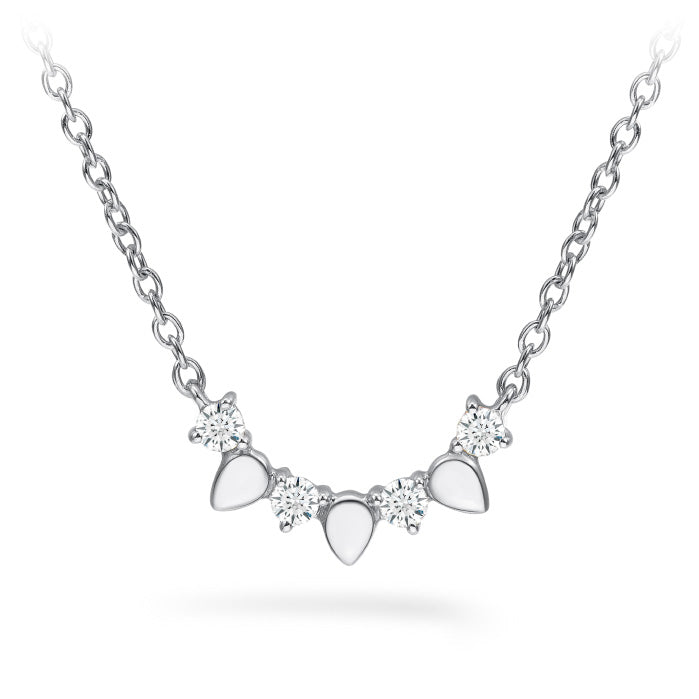 0 1 ctw aerial solar eclipse pendant in 18k white gold