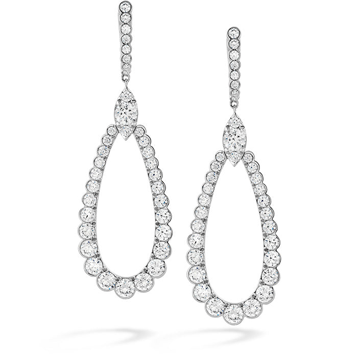 5 ctw aerial regal drop earrings in 18k white gold
