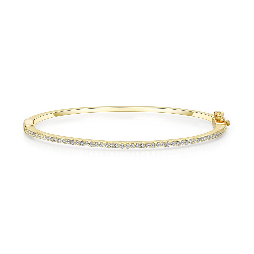 0 81 ctw classic bangle bracelet 1