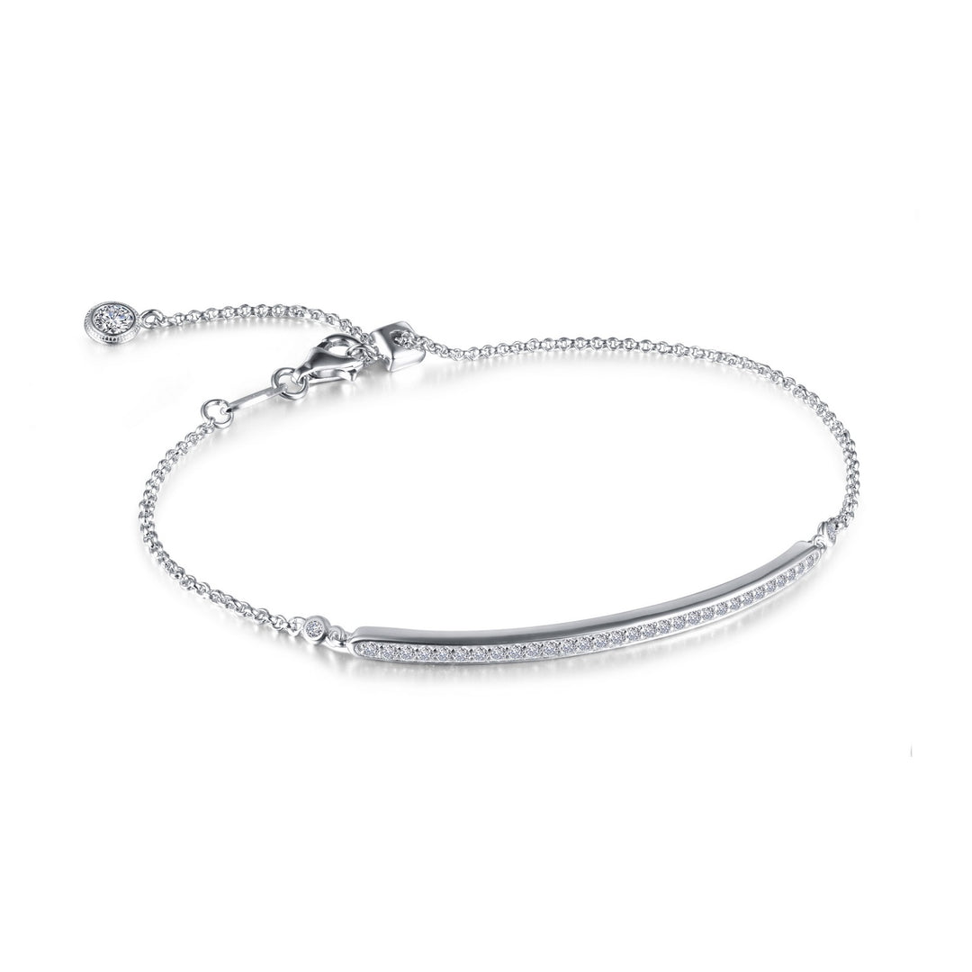 0.58 CTW Adjustable Bar Bracelet