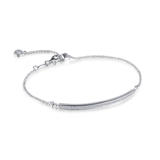0 58 ctw adjustable bar bracelet