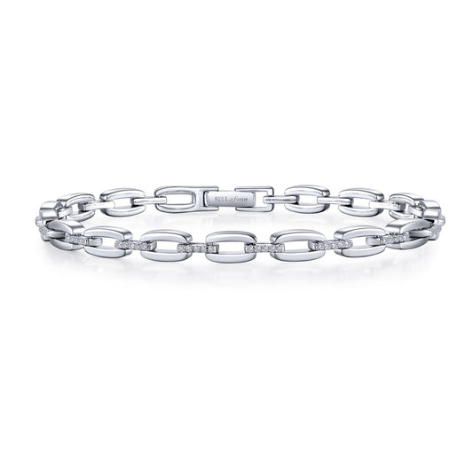 paperclip link bracelet