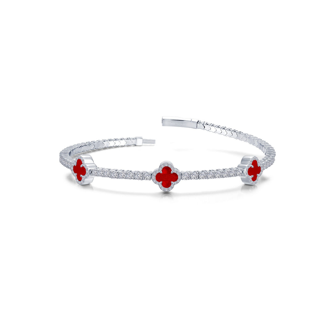2 4 ctw flexible station tennis bracelet 1