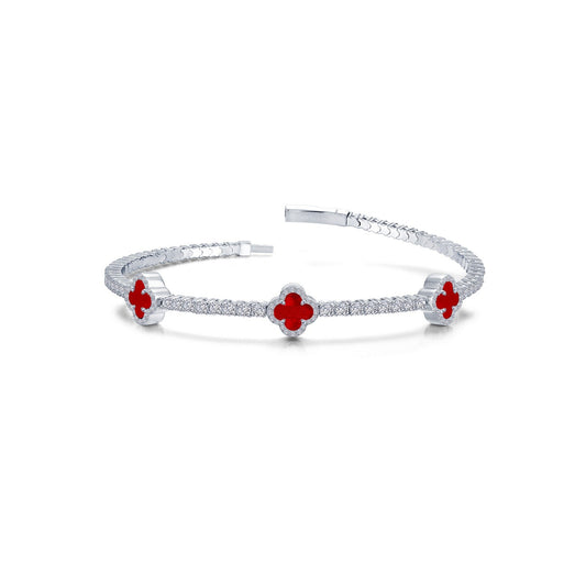 2 4 ctw flexible station tennis bracelet 1