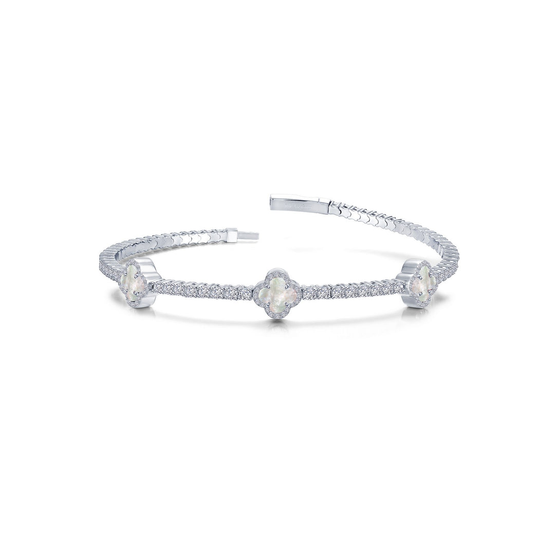 2 4 ctw flexible station tennis bracelet 2