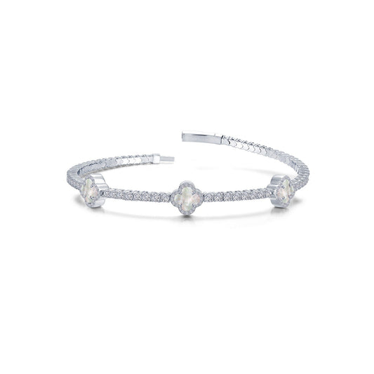 2 4 ctw flexible station tennis bracelet 2