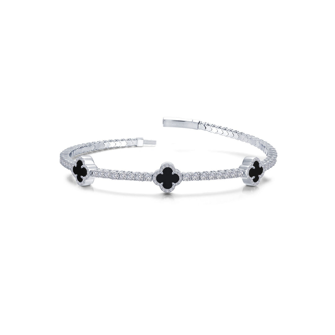 2 4 ctw flexible station tennis bracelet
