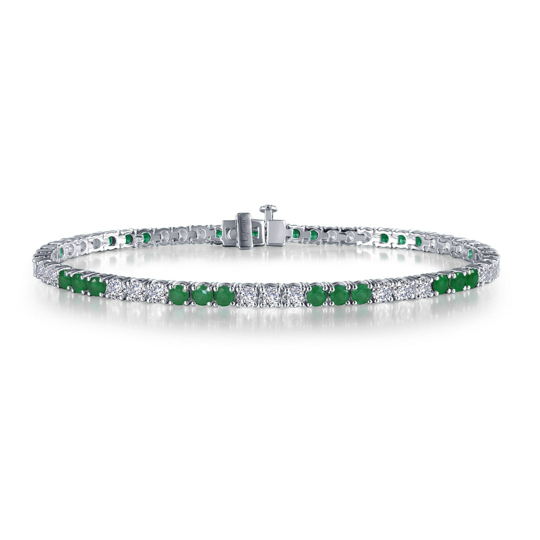 6 27 ctw alternating tennis bracelet 2