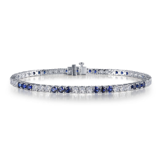 6 27 ctw alternating tennis bracelet