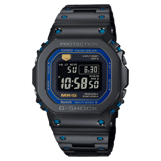 g-shock mrgb5000ba 1 super titanium square cobalt chrome bluetooth solar