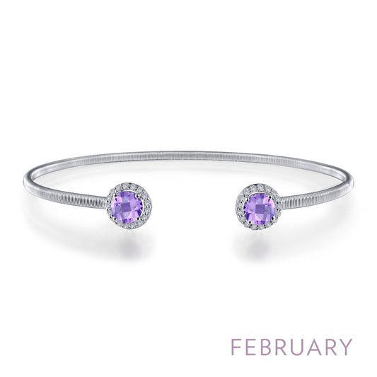 february birthstone bracelet