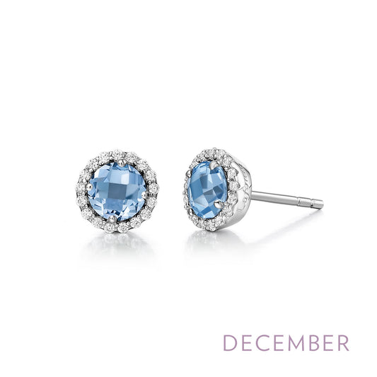 december birthstone earrings