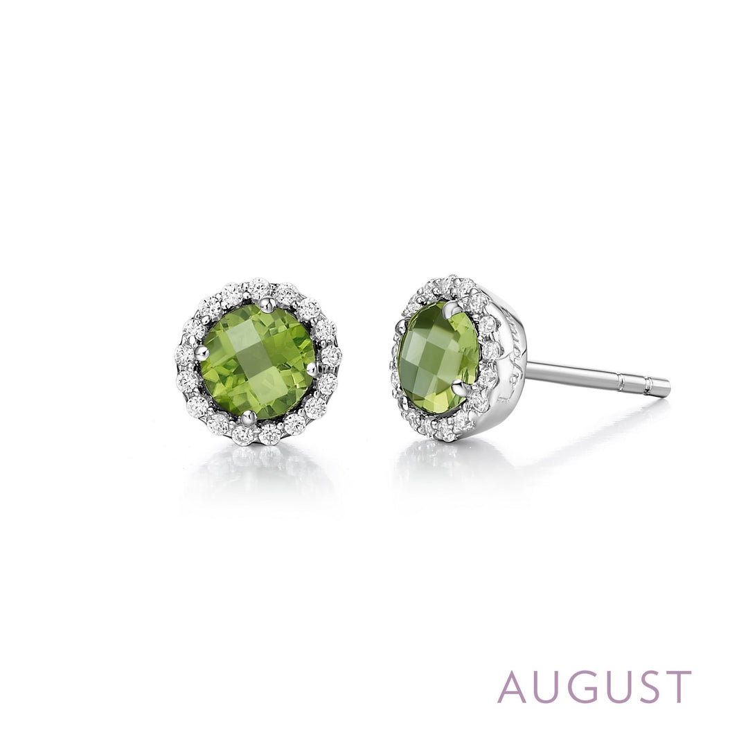 august birthstone earrings