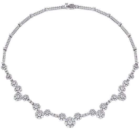13 75 ctw beloved necklace in 18k white gold