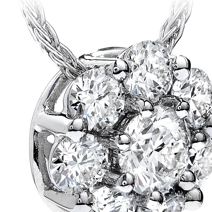 0 2 ctw beloved pendant necklace in 18k white gold