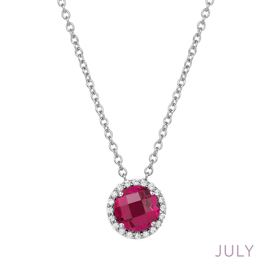 july birthstone necklace