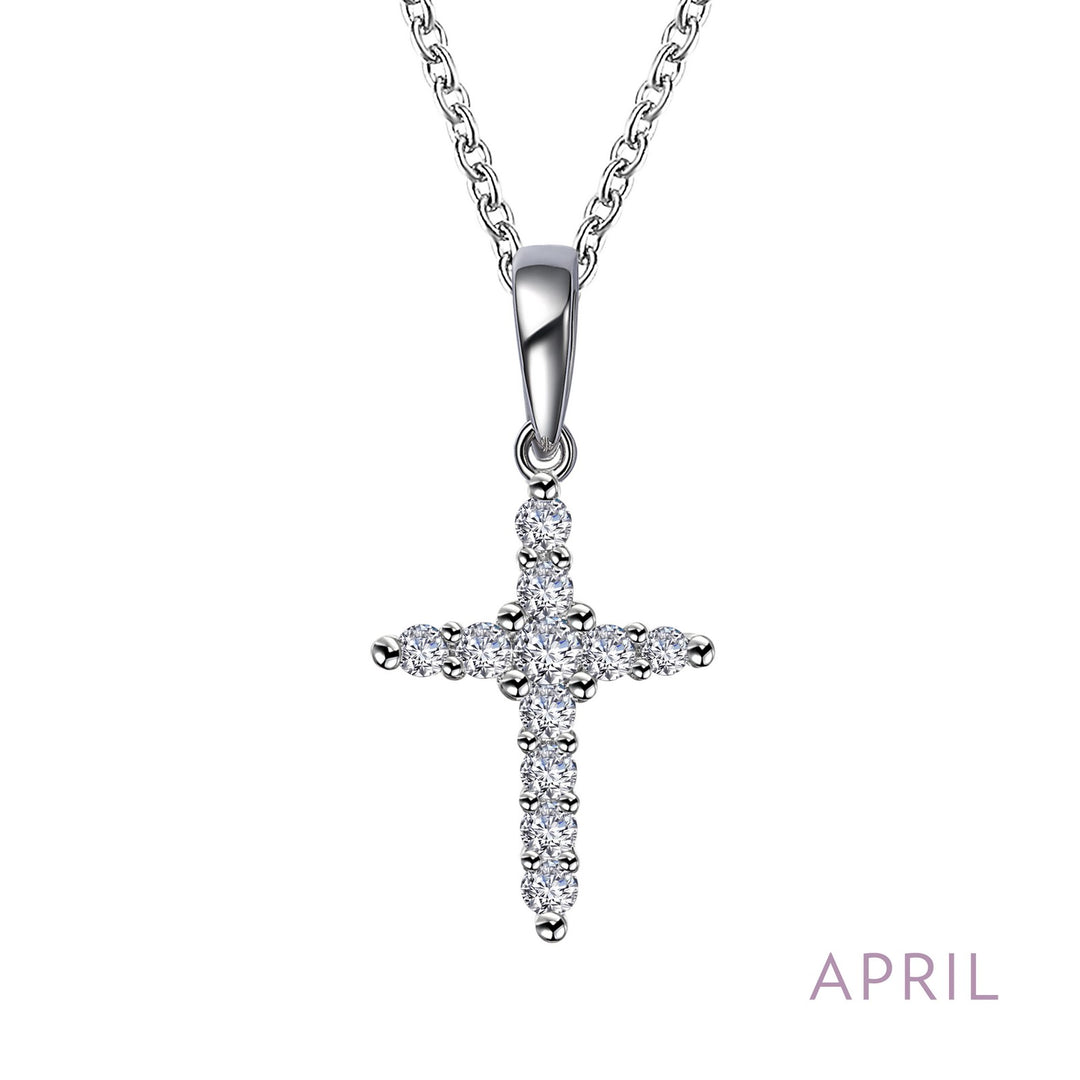 april birthstone necklace