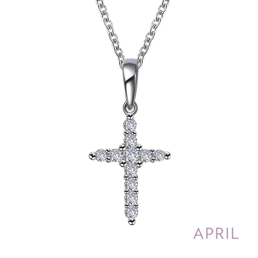 april birthstone necklace