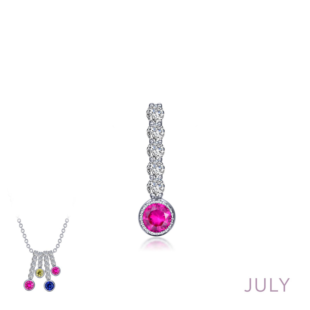 july birthstone love pendant 2