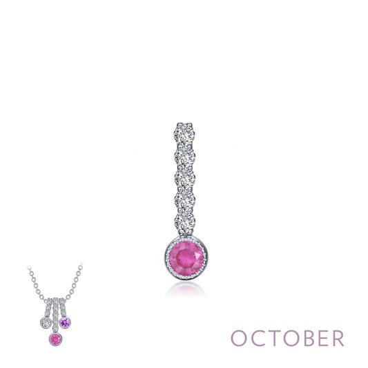 october birthstone love pendant 2