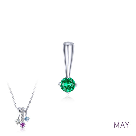 may birthstone love pendant 1