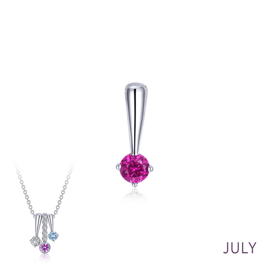 july birthstone love pendant 1