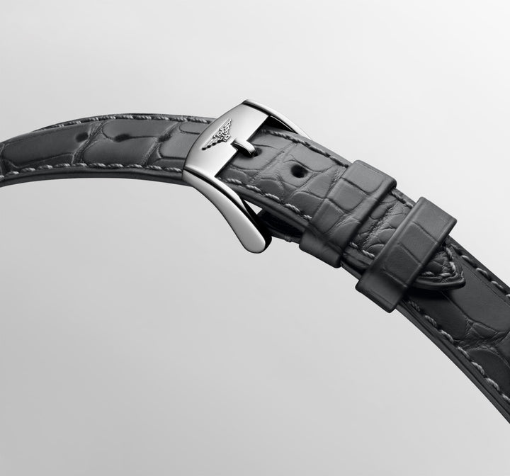 Conquest Heritage Central Power Reserve Automatic Watch, Ø 38.00 Mm, Stainless Steel.