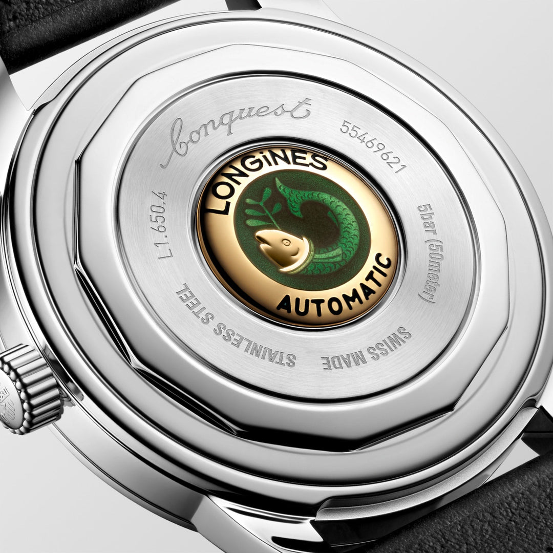 Conquest Heritage Automatic Watch, Ø 40.00 Mm, Stainless Steel.