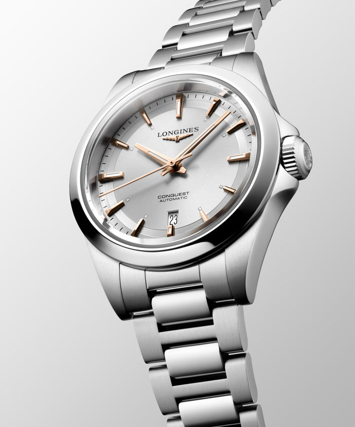 Conquest Automatic Watch, Ø 30.00 Mm, Stainless Steel.