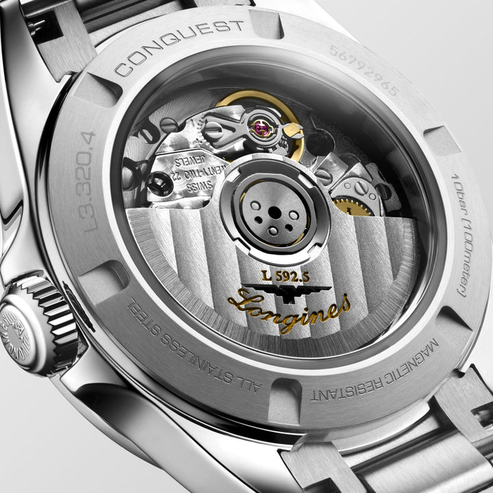 Conquest Automatic Watch, Ø 30.00 Mm, Stainless Steel.