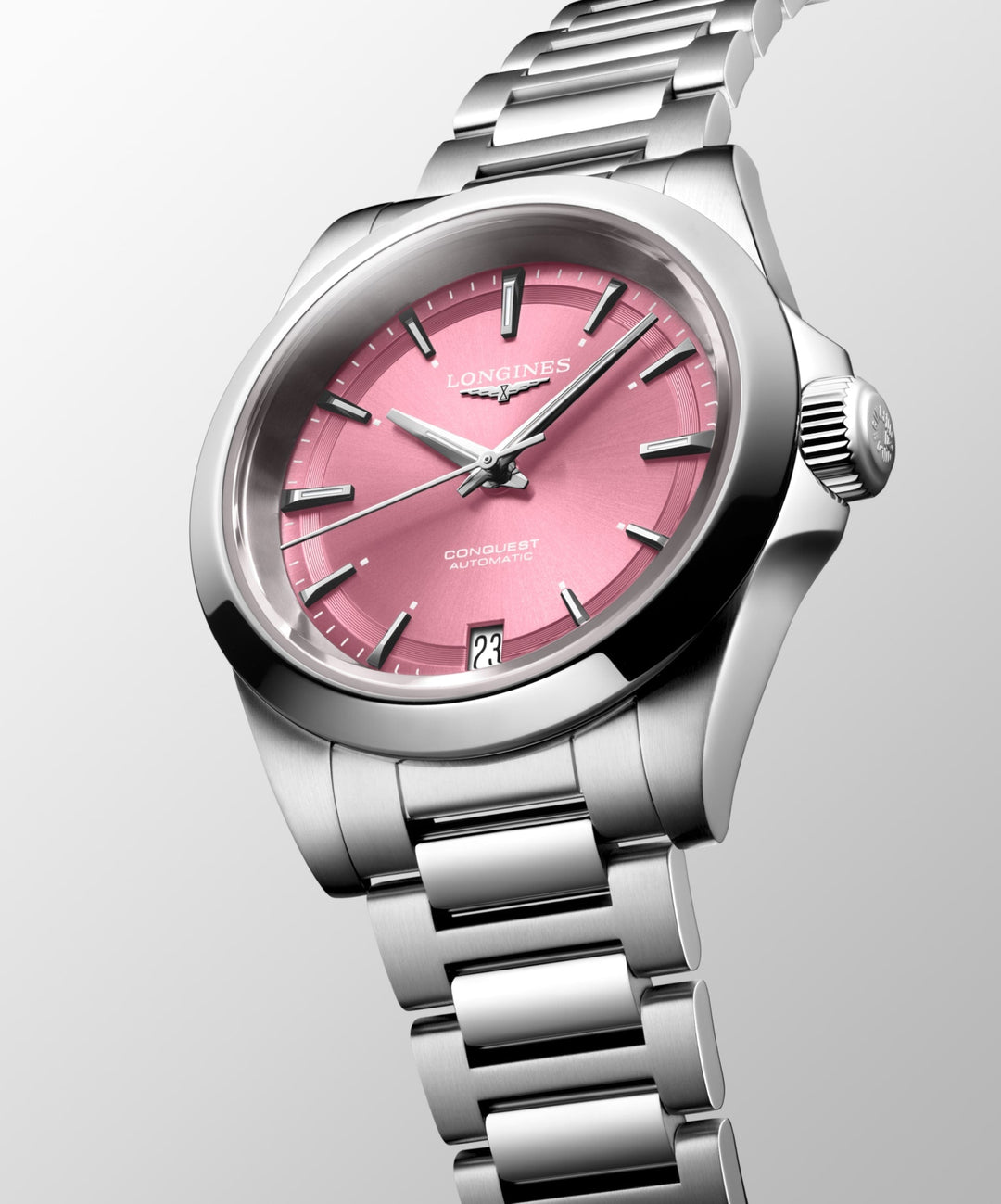 Conquest Automatic Watch, Ø 34.00 Mm, Stainless Steel.