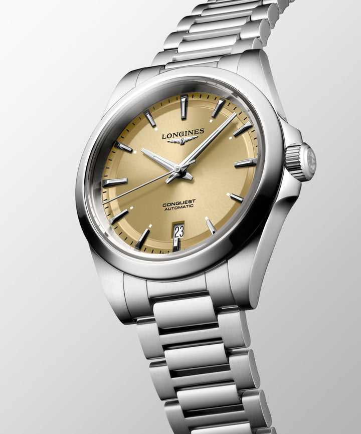 Conquest Automatic Watch, Ø 38.00 Mm, Stainless Steel.