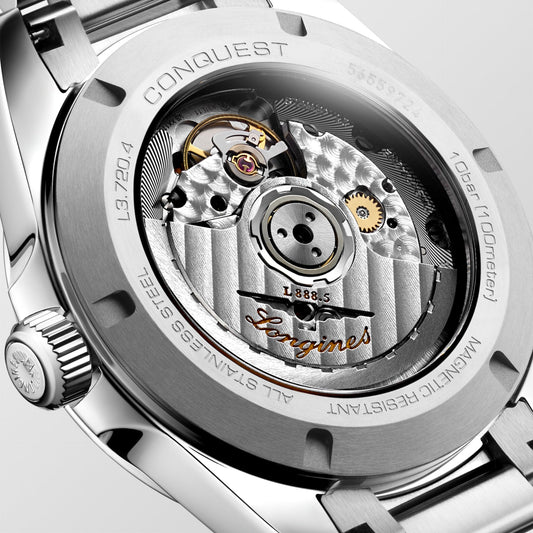 Conquest Automatic Watch, Ø 38.00 Mm, Stainless Steel.
