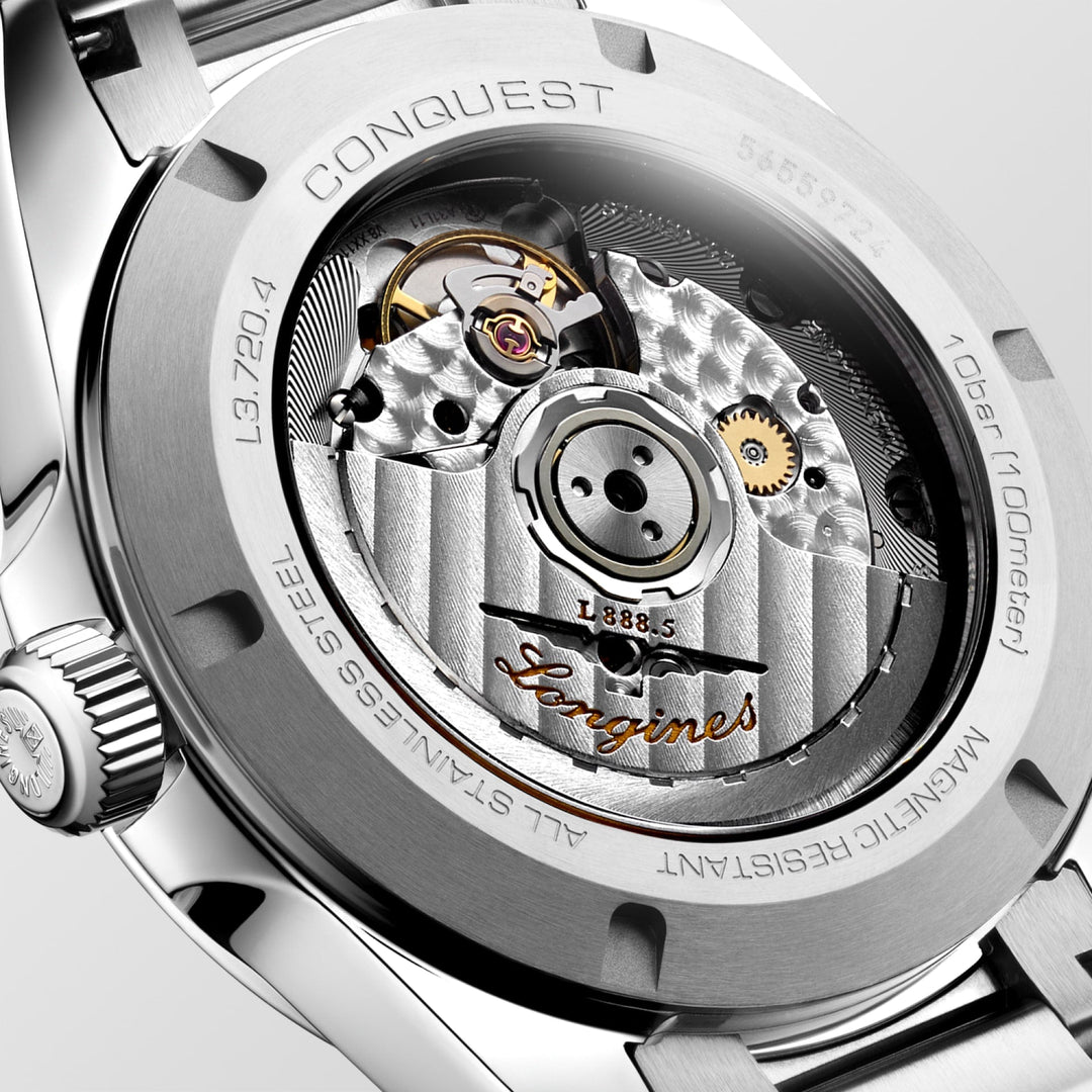 Conquest Automatic Watch, Ø 38.00 Mm, Stainless Steel.