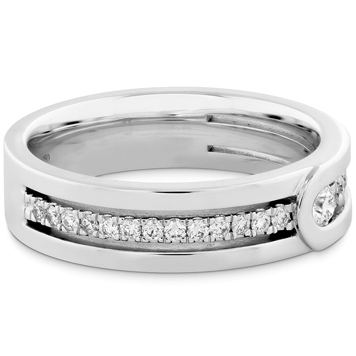 0 38 ctw coupled encompass diamond line band 6mm in 18k white gold