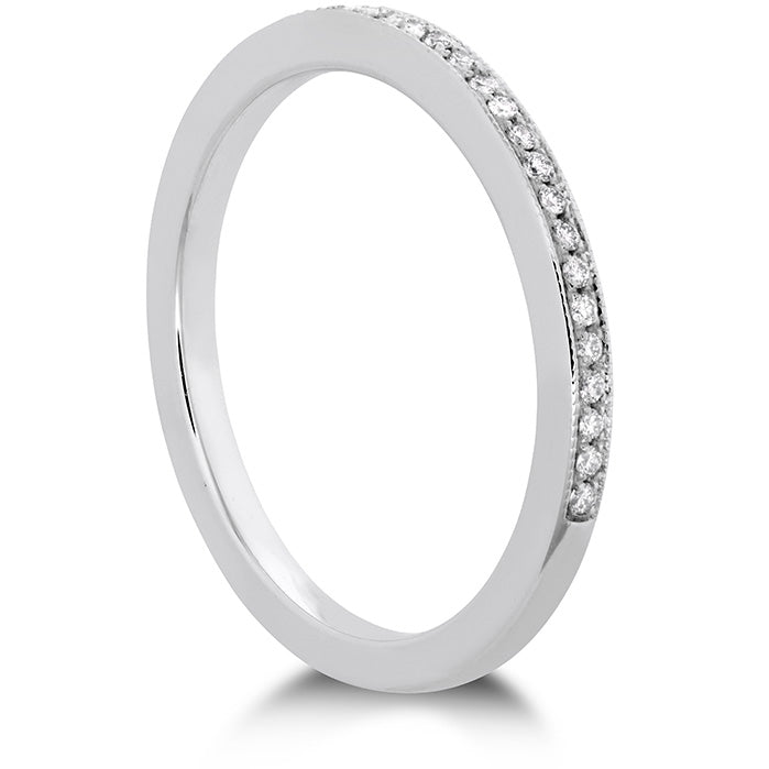 0 12 ctw deco chic milgrain band in 18k white gold