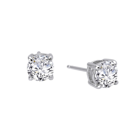 2 ctw solitaire stud earrings 2