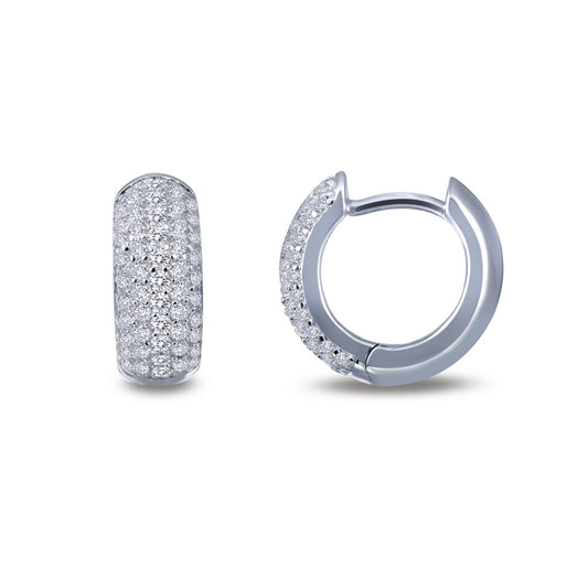 5 row huggie hoop earrings