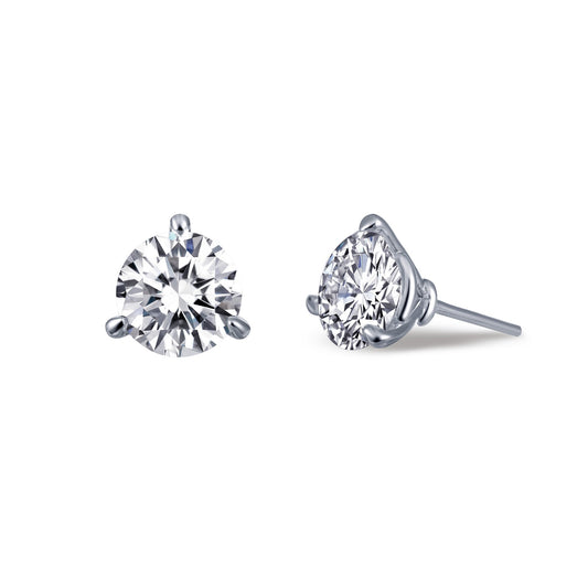 2 5 ctw solitaire stud earrings