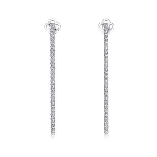 linear drop earrings