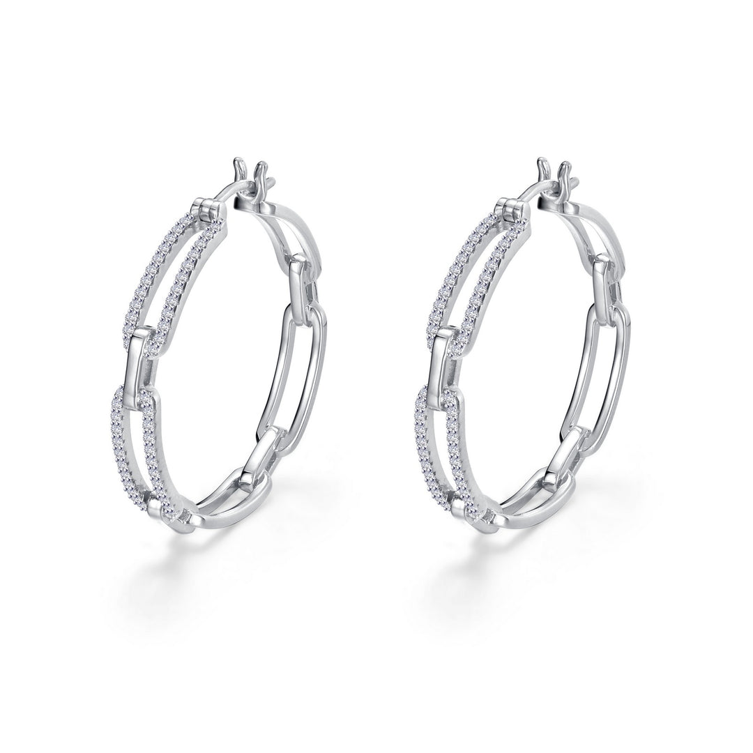 paperclip hoop earrings 2