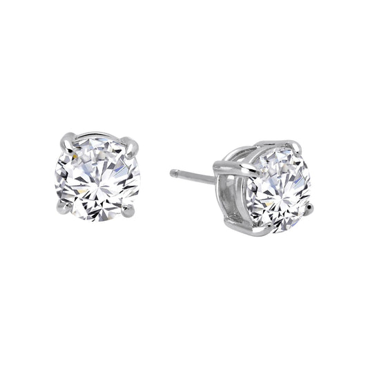 3 ctw solitaire stud earrings 1